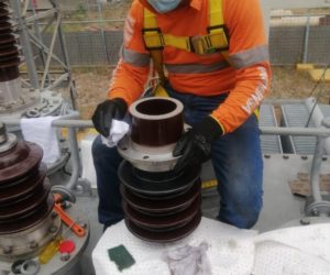 Mantenimiento correctivo en transformador de 69kV-2